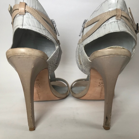 Classiques Entier strappy high heel grey croc 8.5 - Picture 5 of 7